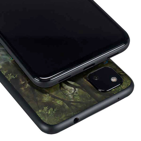 Woman with Peacocks by Nene Thomas Google Pixel 4a Skin